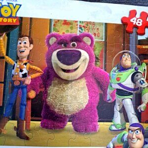 Toy Story 48 Piece Puzzle Woody, Buzz, and Lotso Bear 15" x 11.25"